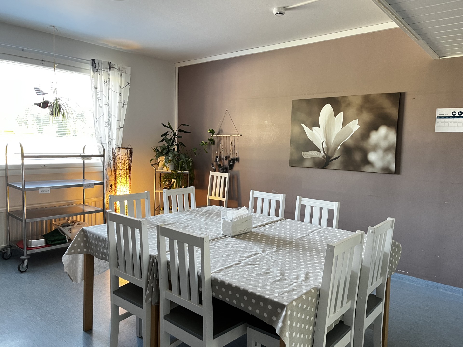 Ykköskoti Pirtan toinen ruokailutila